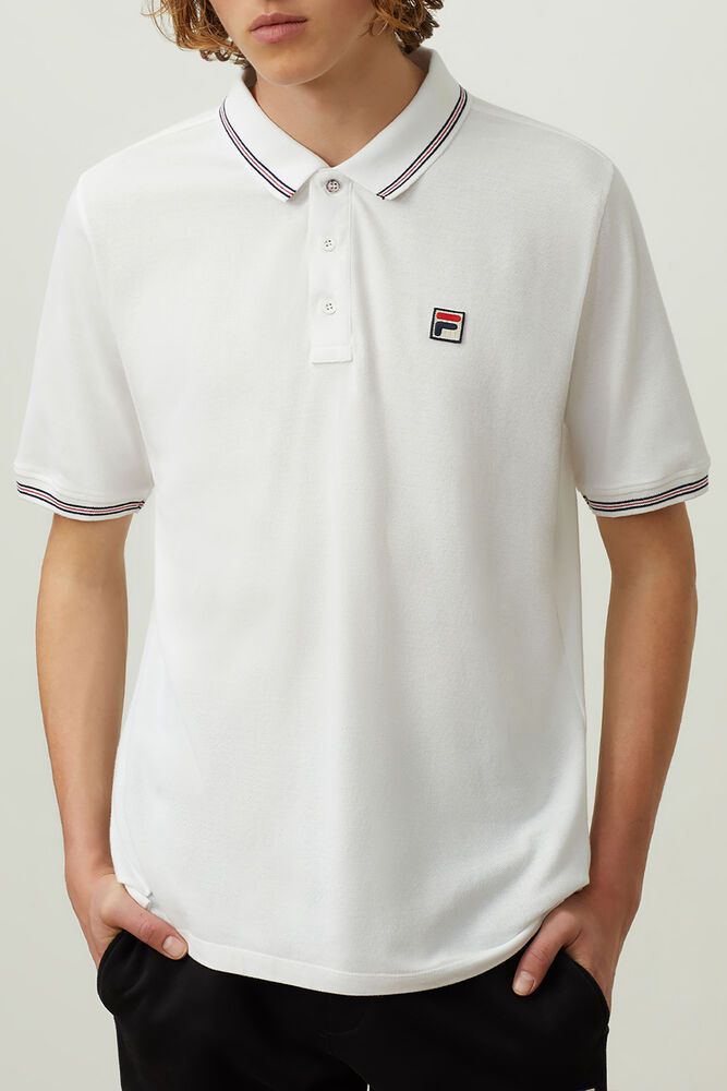 Fila Polo Mens White - Matcho 3 - Philippines 1083496-ZX